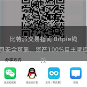 比特派交易指南 Bitpie钱包安全可靠，资产100%自主掌控