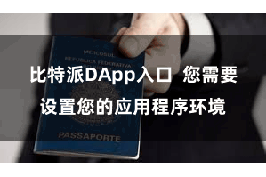 比特派DApp入口  您需要设置您的应用程序环境